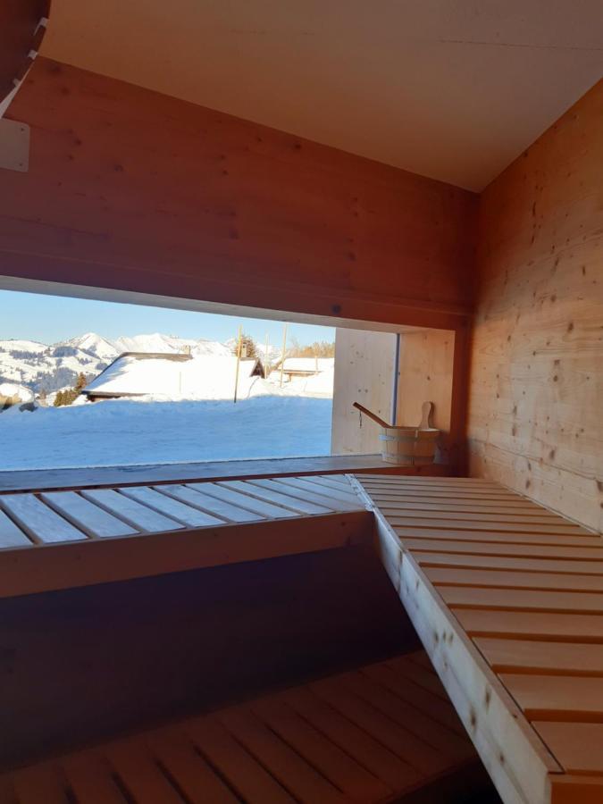 Alpine Dream Chalet With Spa Close To Lake Geneva Les Mosses Exterior foto