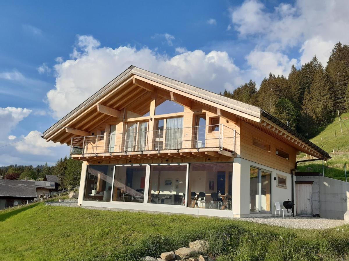 Alpine Dream Chalet With Spa Close To Lake Geneva Les Mosses Exterior foto